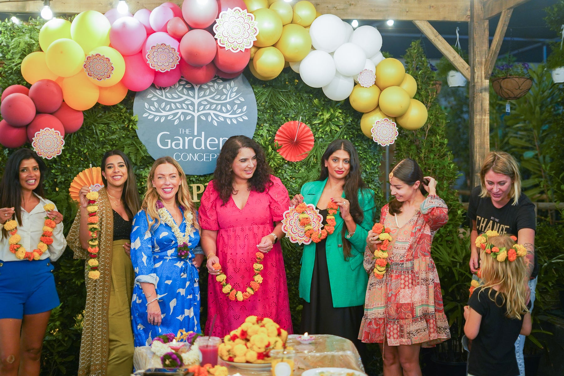 Diwali Evening at The Garden Concept Dubai, UAE