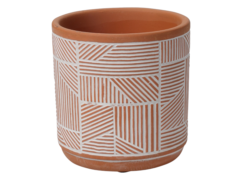 Pottery flower pot 9.2x9.5cm
