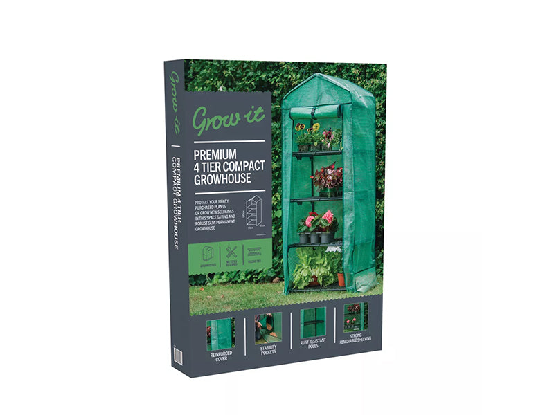 GI Premium 4 Tier Compact Growhouse