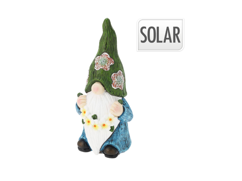 Dwarf with watercan and solar green