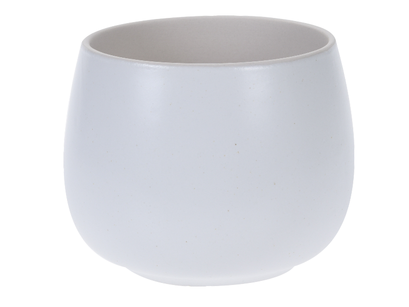 Ceramic flower pot round assrt.