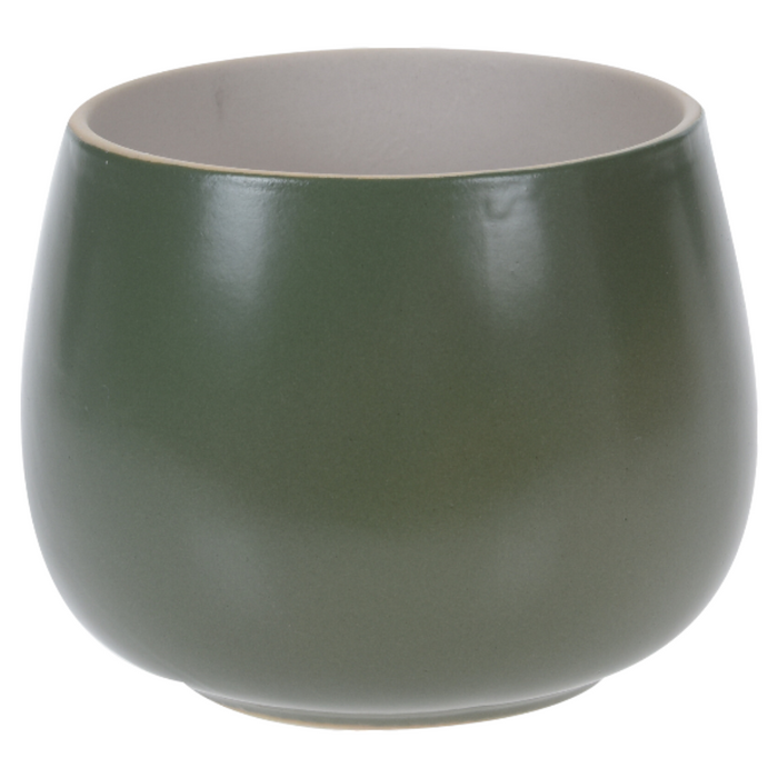 Ceramic flower pot round assrt.
