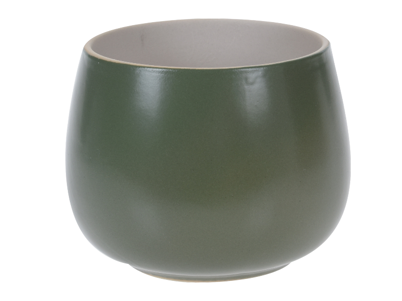 Ceramic flower pot round assrt.