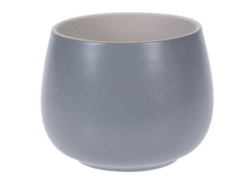 Ceramic flower pot round assrt.