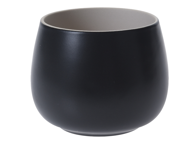Ceramic flower pot round assrt.
