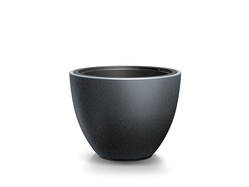 Heos Eco Wood Flowerpot - 40cm - Anthracite