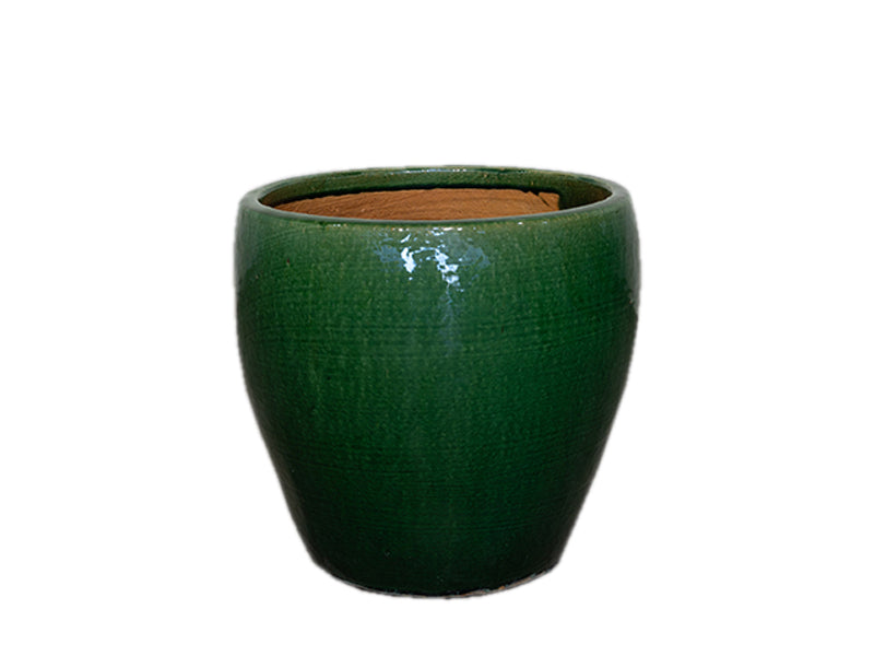 Glorious Belly Pot - Green 'W20 x H18