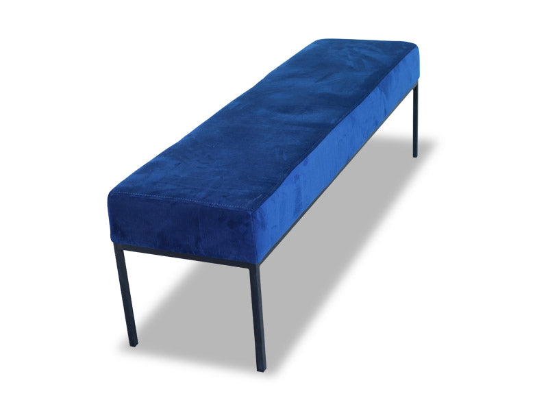 Robertson Ottoman Bench Queen - Cryptic Navy