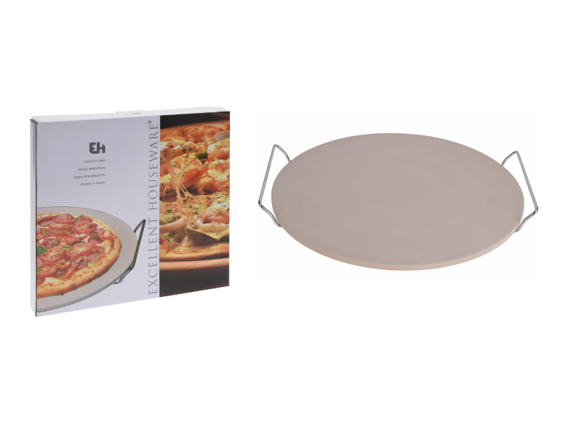 KP Pizza Baking Stone with Holder