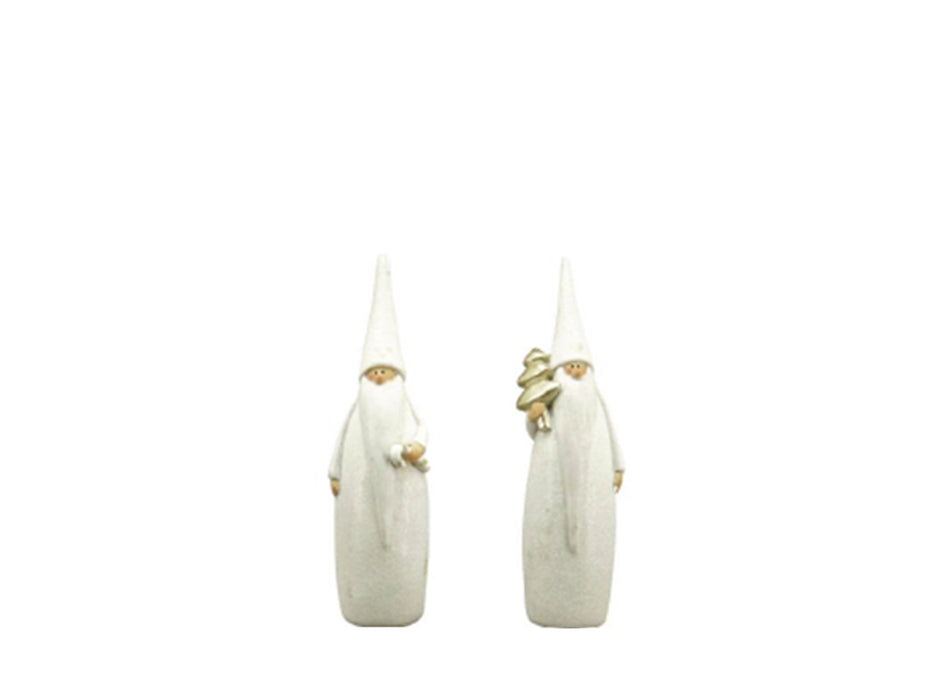 White Santa  L9 x W7 x H34