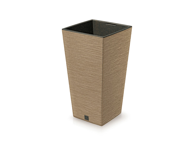 Furu Square Wood Flowerpot - 40cm - Nature
