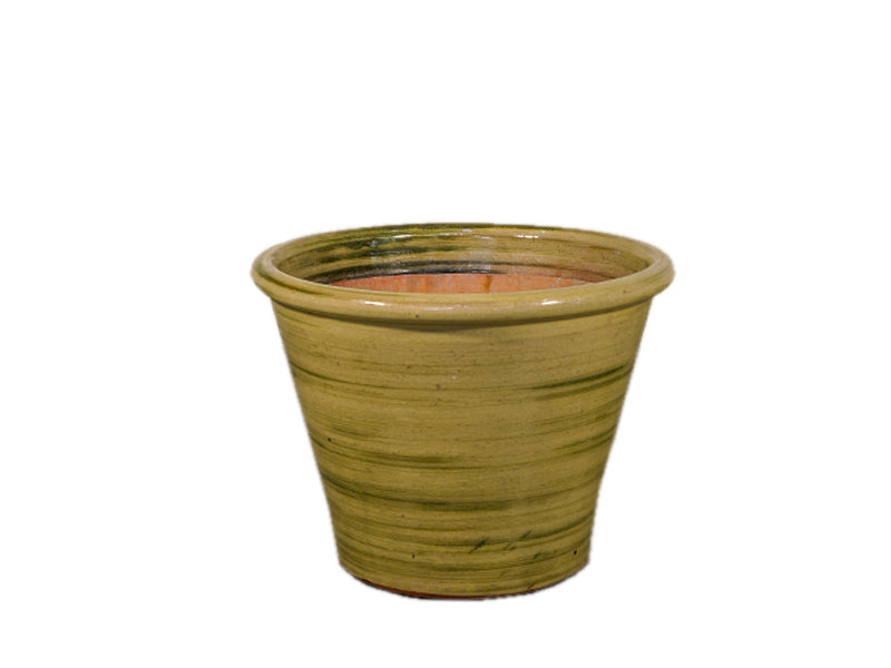 Stackable Olive Pot - Brush Green