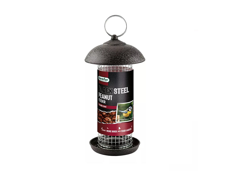 Black Steel Peanut Feeder