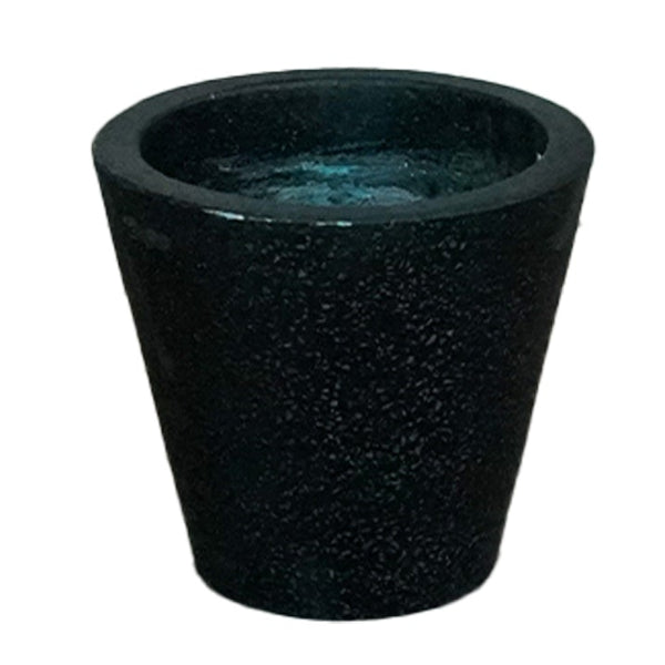 Terrazo Cylin pot 'BK