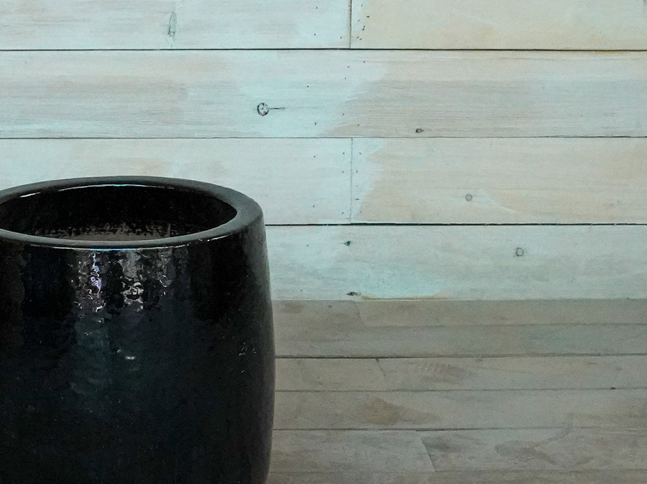Glazed Black Pot