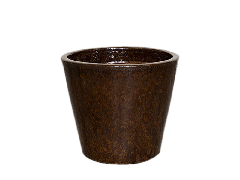 Conical Glazed pot 'BR'
