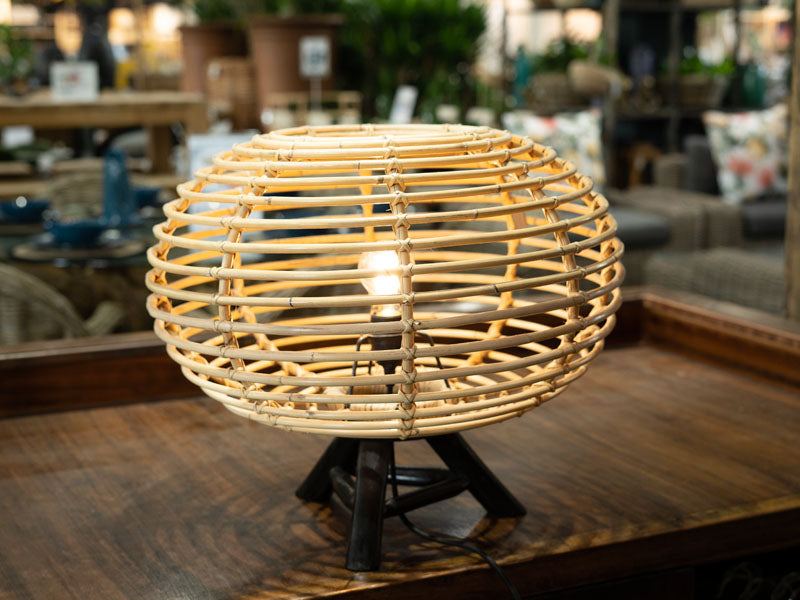 Blond Table Lamp 'W50 x H43