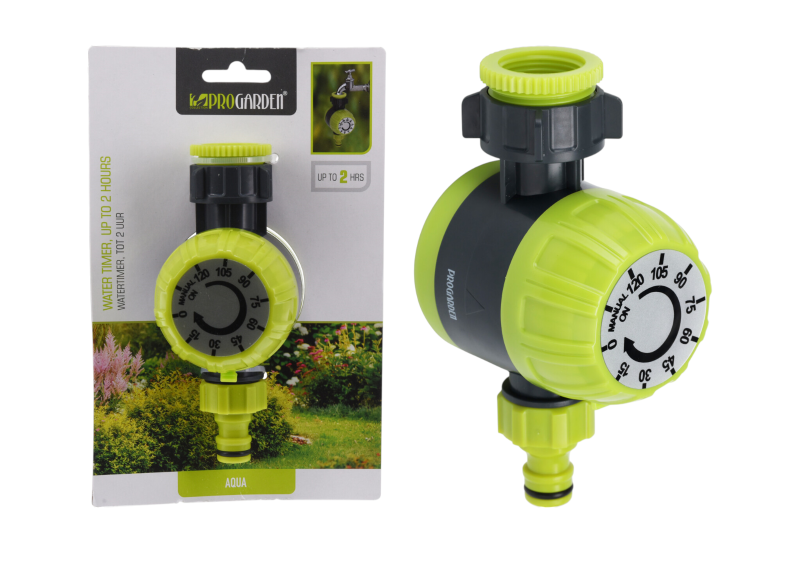 Garden hose adapter with timer