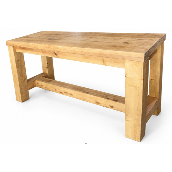 CRS Bar table 70x200x110H طاولة بار من الفولاذ المقاوم للصدأ 70×200×110 سم ارتفاع