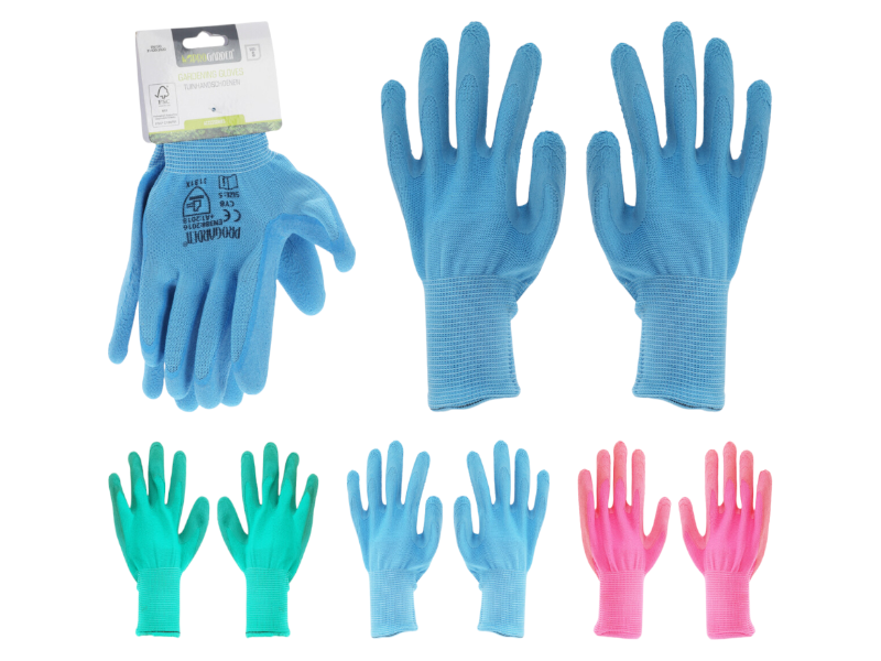 Garden gloves for ladies assrt.