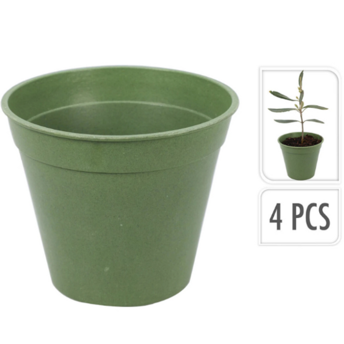 Nursery pot 4pcs bamboo fiber