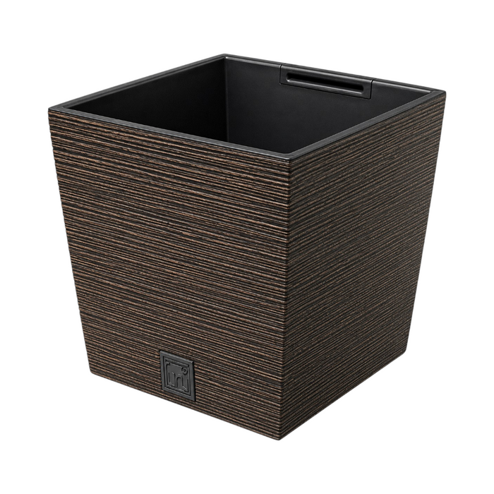 Furu Square Low Pot - 30cm - Coffee