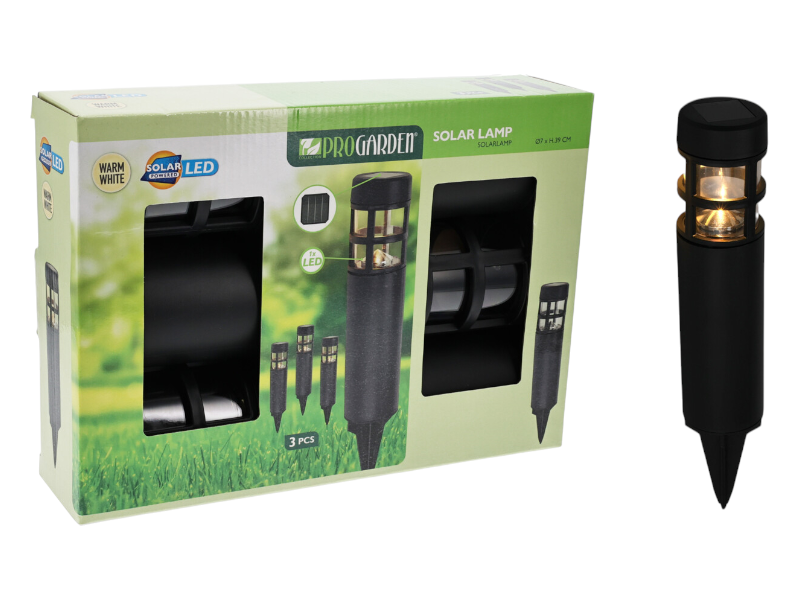 Solar light set of 3