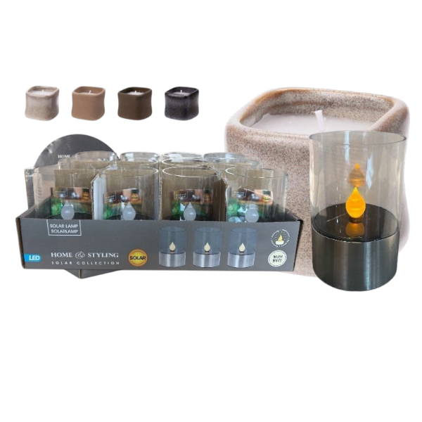 Solar candle light