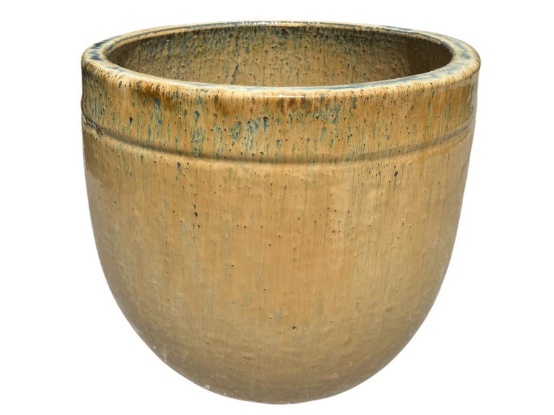 GD Round Park Glazed Pot RCR