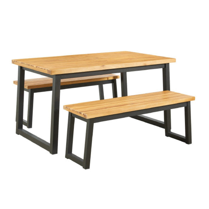 Custom-made Garden Table with Bench