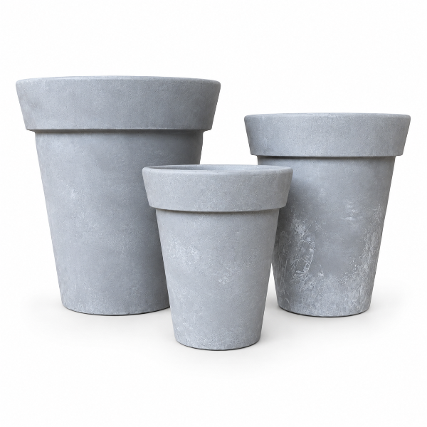 Rim Fiber Round pot 'GWH