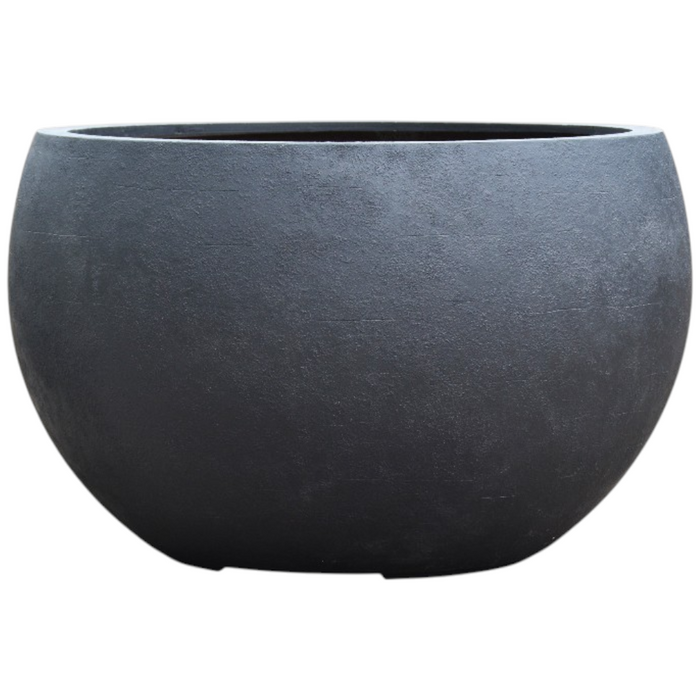 Grand bowl pot ant. black