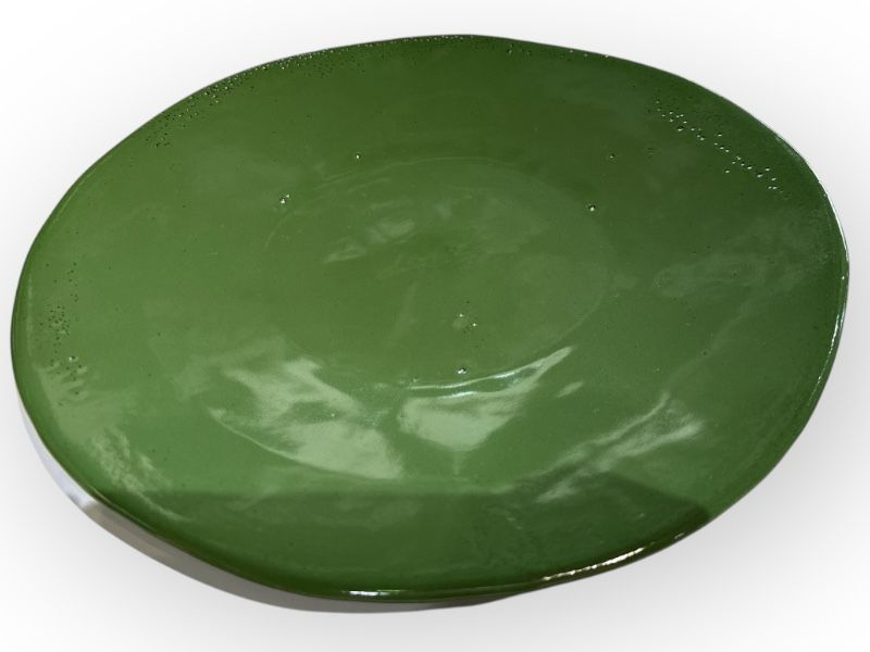 Mervyn Gers presentation plate 35cm moss
