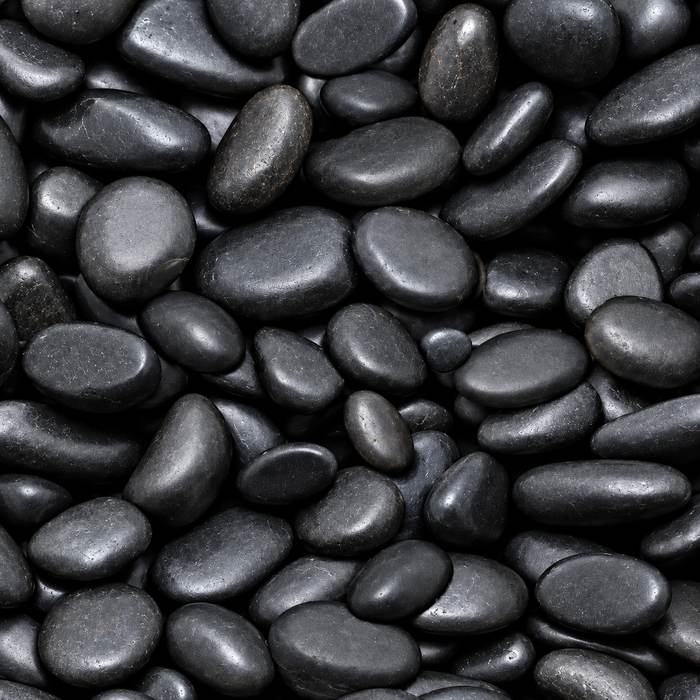 Black Pebbles 20kg حصى أسود 20 كجم