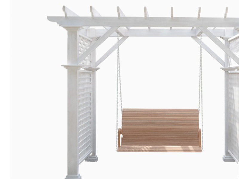 Pergola with swing