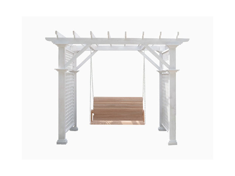 Pergola with swing