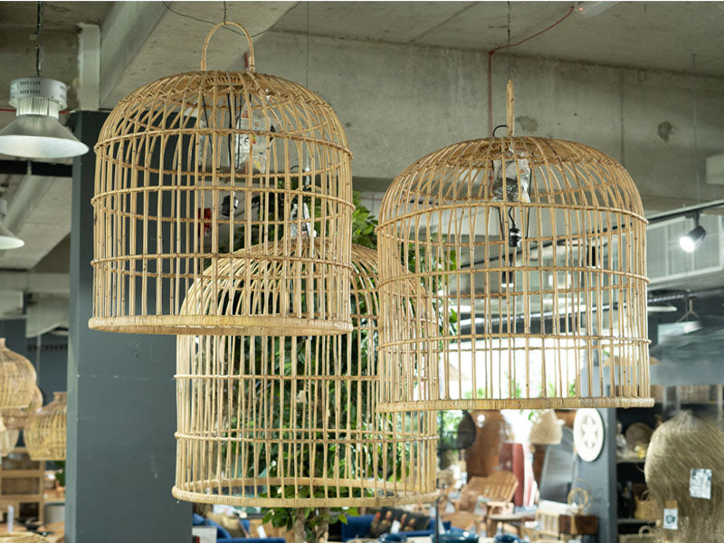 Rabo Blond Hanging Lamp 'W90 x H90