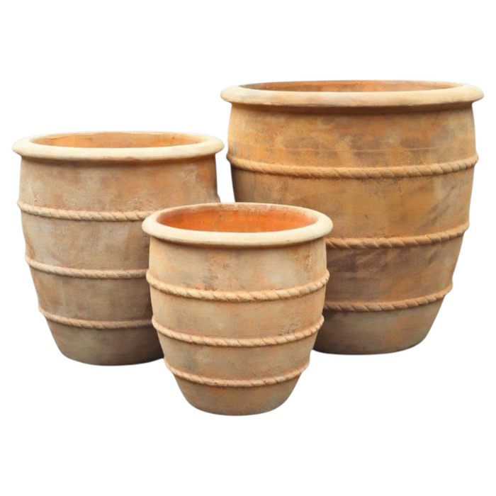 Lined terracotta 30x30x36