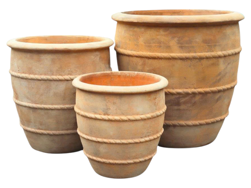 Lined terracotta 30x30x36