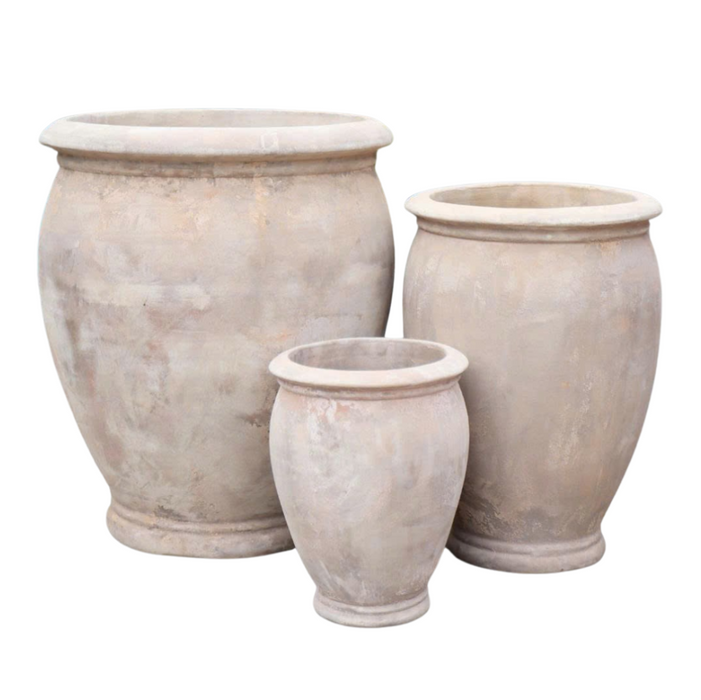 Meditteranean urn 30x30x39