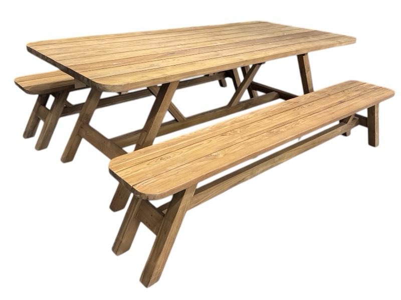 Recy dining table set 200x100x76