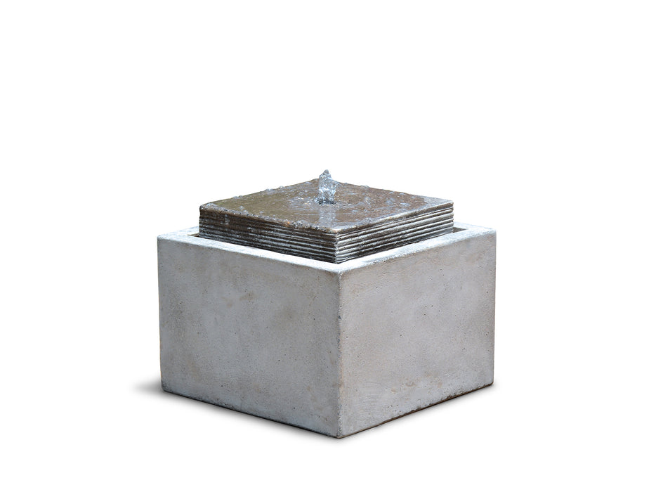 GD Low Cube Fountain Pot '30