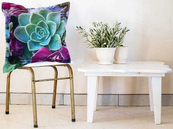 Flower Crochet Scatter Cushion