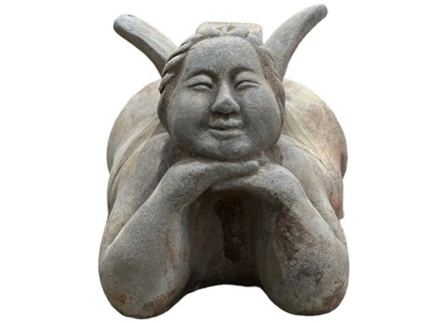 Talia Angel Lying - Antique
