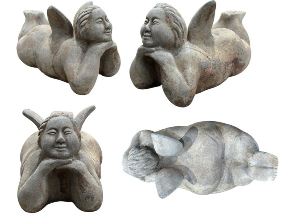 Talia Angel Lying - Antique
