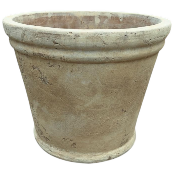 TH Rim round pot Antique terra. 36x32