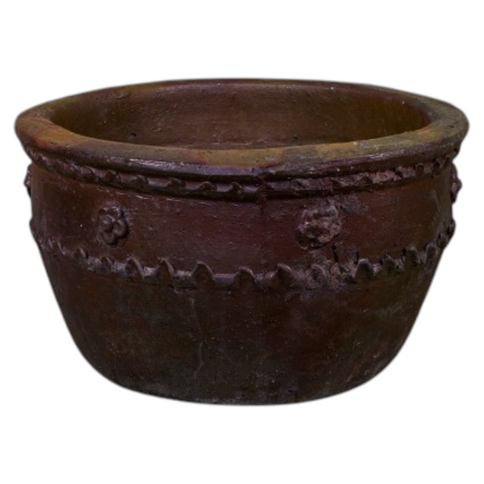 TK Low Apricot Clay pot 'BK-C'