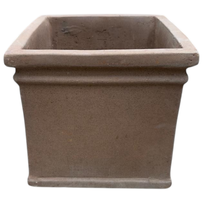 TH Square Black Terr. pot 35x35