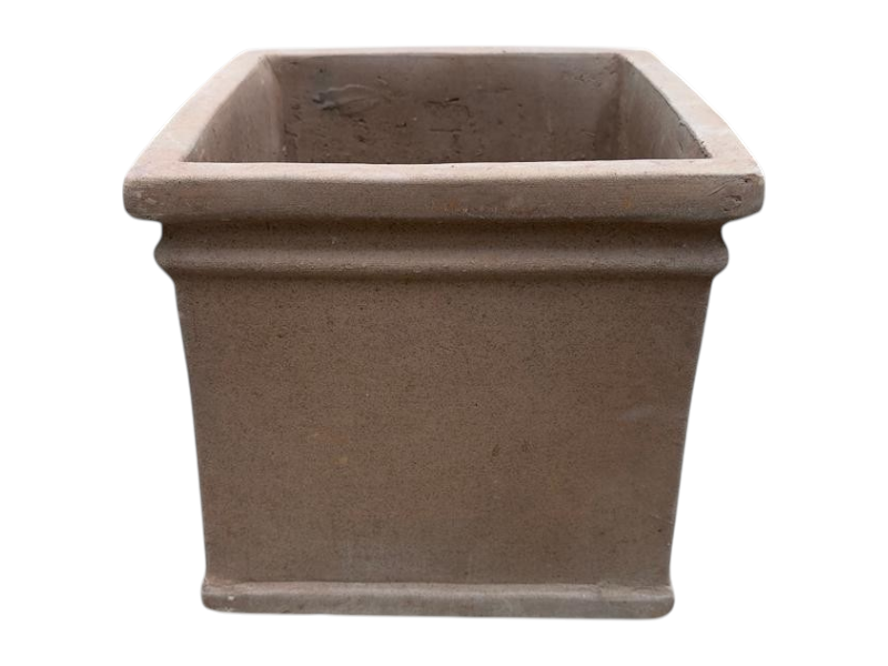 TH Square Black Terr. pot 35x35