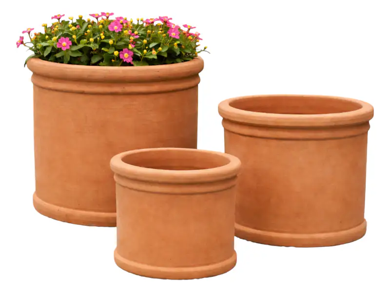 TH Cylinder terra. pot 20x20H